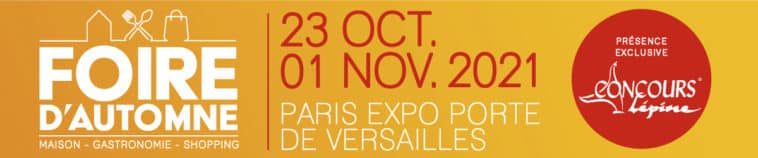 invitation gratuite à la foire de Paris 2021