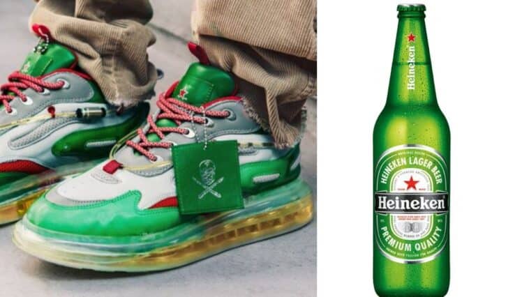 Heinekicks : des sneakers Heineken avec de la bière intégrée
